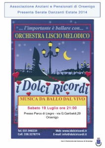 19 luglio Orchestra Dolci Ricordi